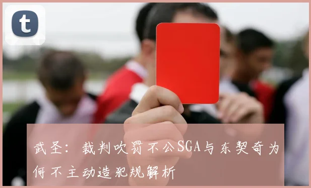 武圣：裁判吹罚不公SGA与东契奇为何不主动造犯规解析